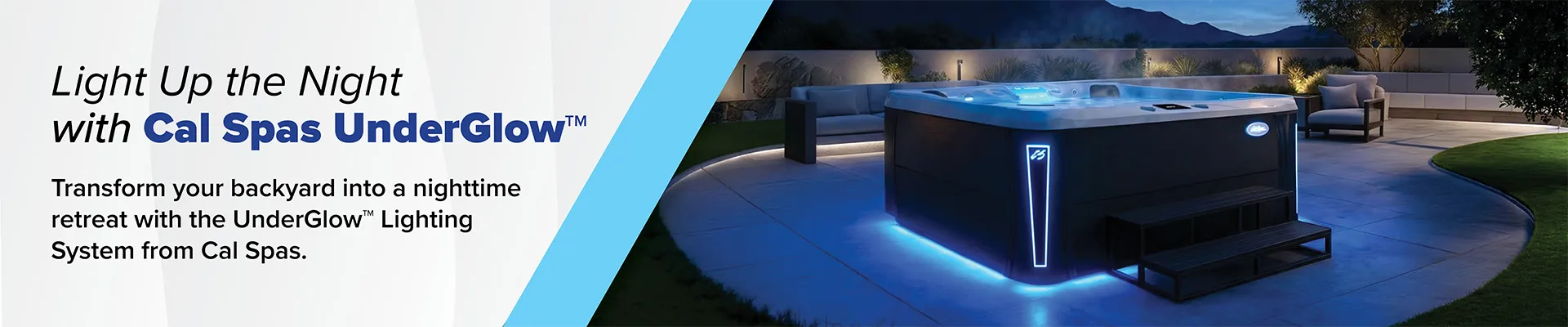 Calspas hot tub being used in a family setting - Irvine